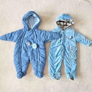 Baby winter suit buntings, size 3-6 months and 6-9 months